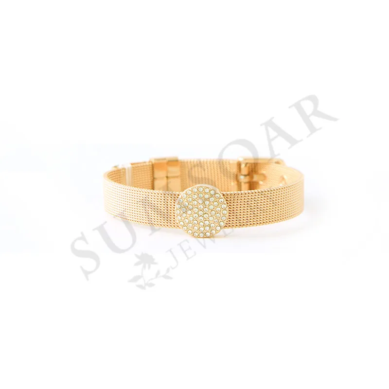 Дропшиппинг ювелирные изделия Somsoar сетчатый Шарм браслет роскошные шармы из