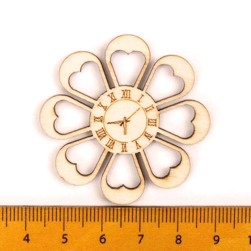 Китайский стиль ретро часы деревянный узор круглые квадратные скрапбукинг ручной работы аксессуары для шитья домашний Декор 5-18 шт 45 мм MZ225
