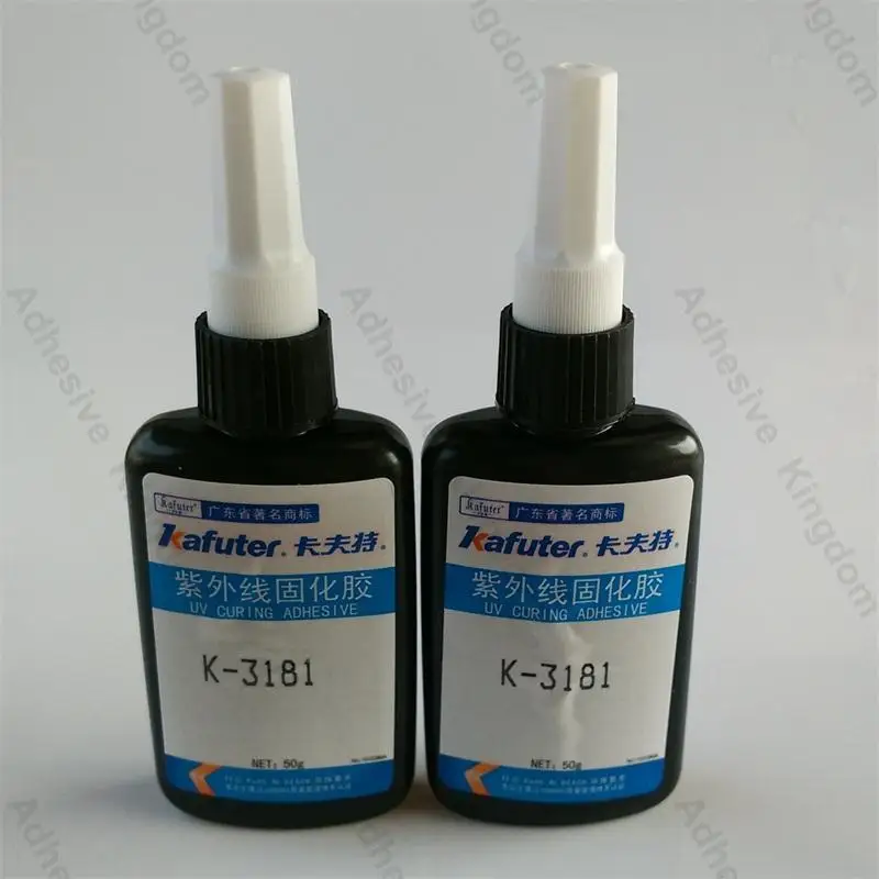 2pcs Kafuter 50g K3181 Uv Glue Plastic Bonding Glass And Metal Bonding