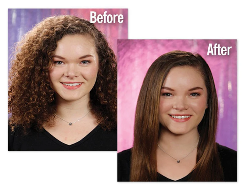 2hair straightener brush