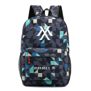 

MONSTA X Combination With The Starry Sky Lightning Backpack College Wind Korean Casual Bag Backpack Dropshipping
