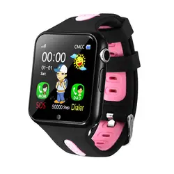 V5 + Сенсорный экран дети умные часы Водонепроницаемый фото вызова дети Смарт Многофункциональный позиционирования браслет часы подарок