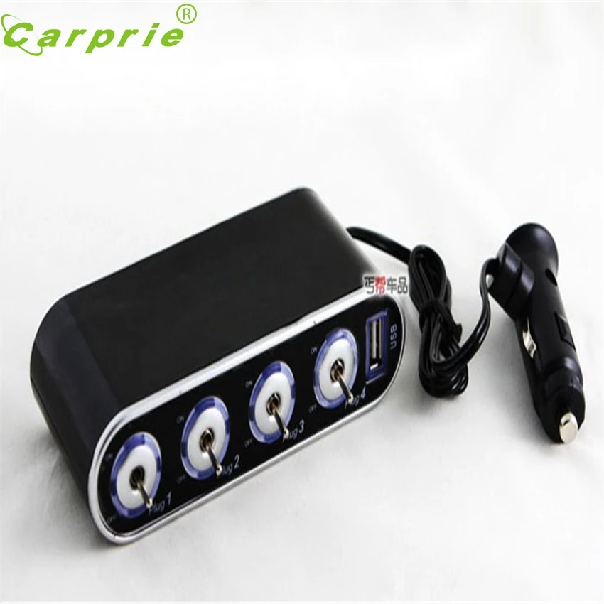 CARPRIE супер Прямая поставка модные новые 4 Выход USB Порты и разъёмы розетка для