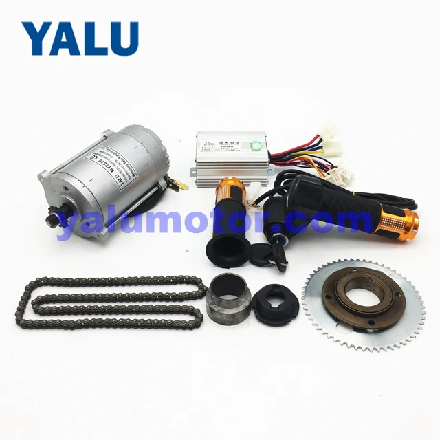 24V/36V 500W High Speed Dirt Bikes Go Karts Mobility Scooter Conversion Kit MY7618 Razor Balance Car Ebike Parts with 25H Chain 2