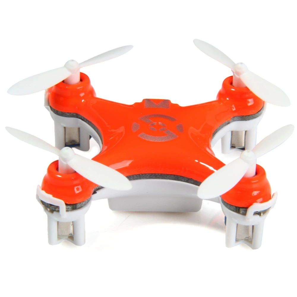 Cheerson CX-10 cx10 Mini 2,4g 4CH RC пульт дистанционного управления Квадрокоптер вертолет Дрон CX 10 светодиодный игрушки подарок для детей - Цвет: Orange