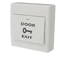 Botão de saída montado com caixa inferior para leitor rfid, cartão de abertura, interruptor de acesso da porta, adequado para todos os tipos de elétrica fechadura com fechadura