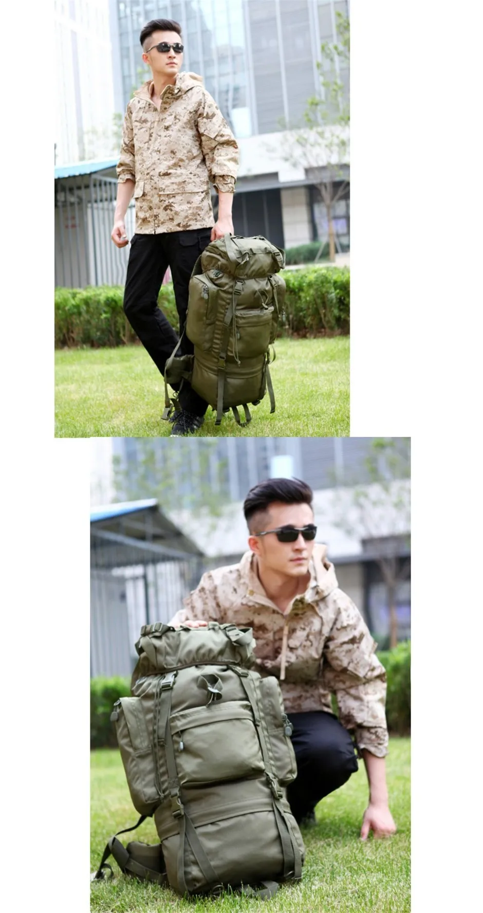 Мужские сумки нейлон 65 л большой армейский рюкзак супер мешок большой емкости рюкзак Водонепроницаемый ноутбук рюкзак износостойкий высокого класса
