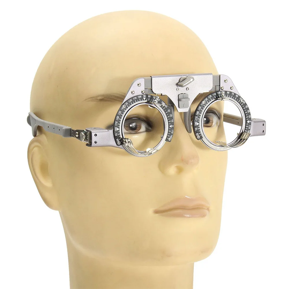 Регулируемые очки оптометрия металлическая оправа оптическая линза в металлической оправе PD 54-70 мм ОПТИК Регулируемая оптическая пробная рамка объектива