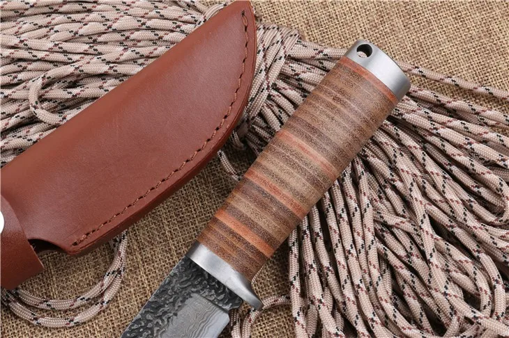 Купить острый нож фиксированный охотничий нож ручной работы кованый ...