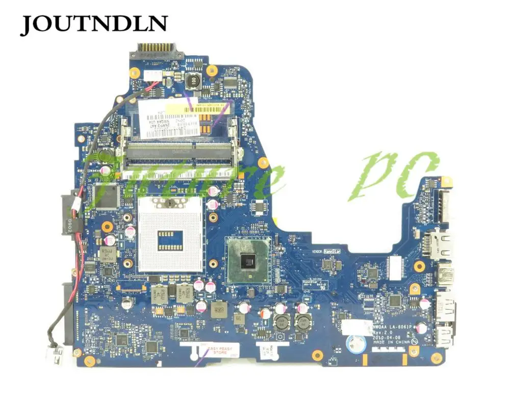 JOUTNDLN для Toshiba Satellite A660 A665 серия материнская плата ноутбука K000104250 HM55 DDR3 NWQAA LA-6061P
