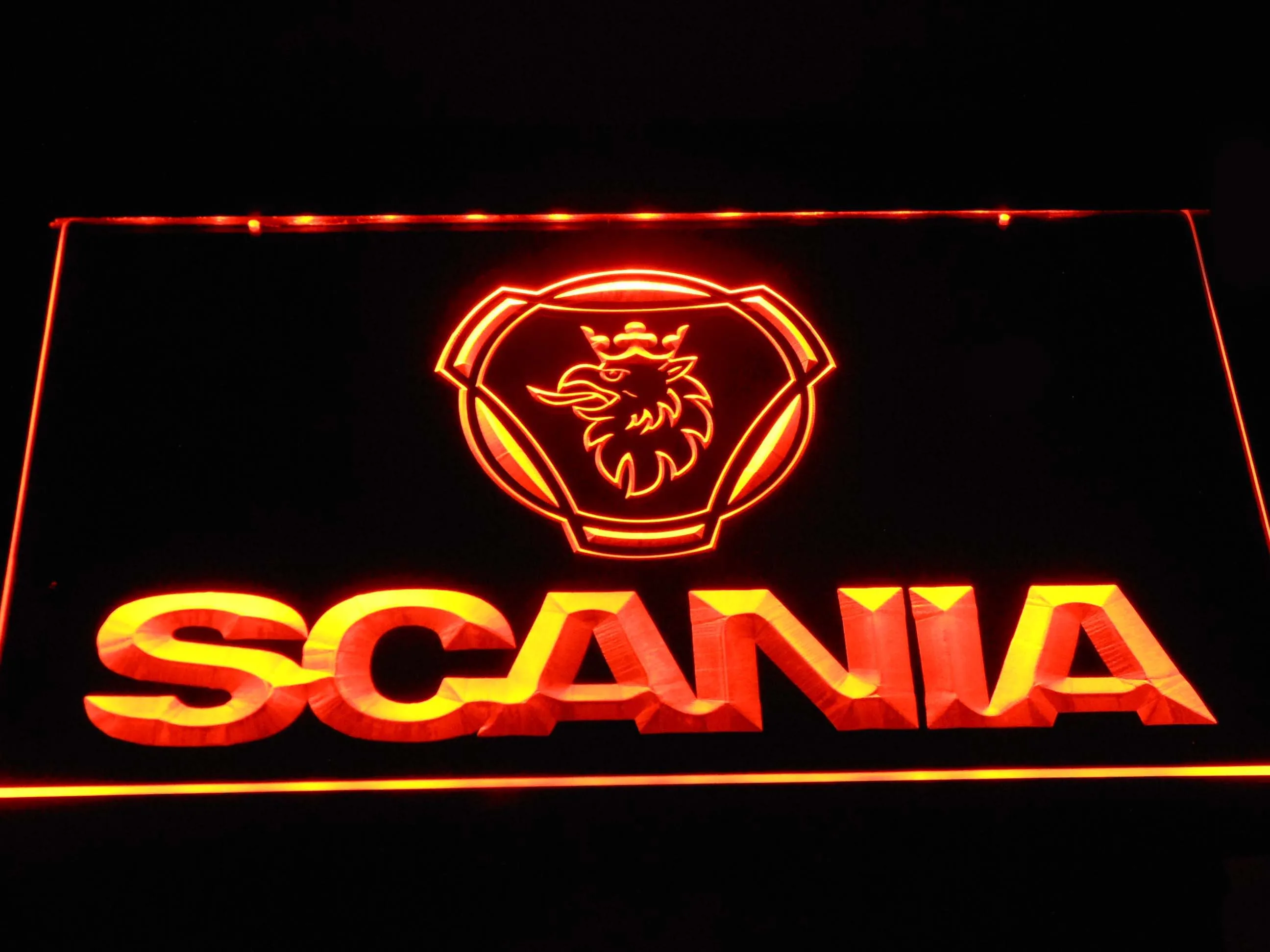 D393 автомобиль Scania грузовик светодиодный неоновый знак с переключателем вкл/выкл