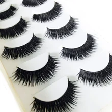 18 пар накладных ресниц для женщин, косметические инструменты для макияжа, грязные ресницы, удлинитель ресниц, натуральные длинные толстые накладные ресницы