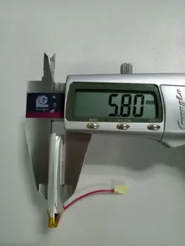 

HJ polymer lithium battery 602040 LED shoe lamp built-in lithium battery factory direct sale HJ602040