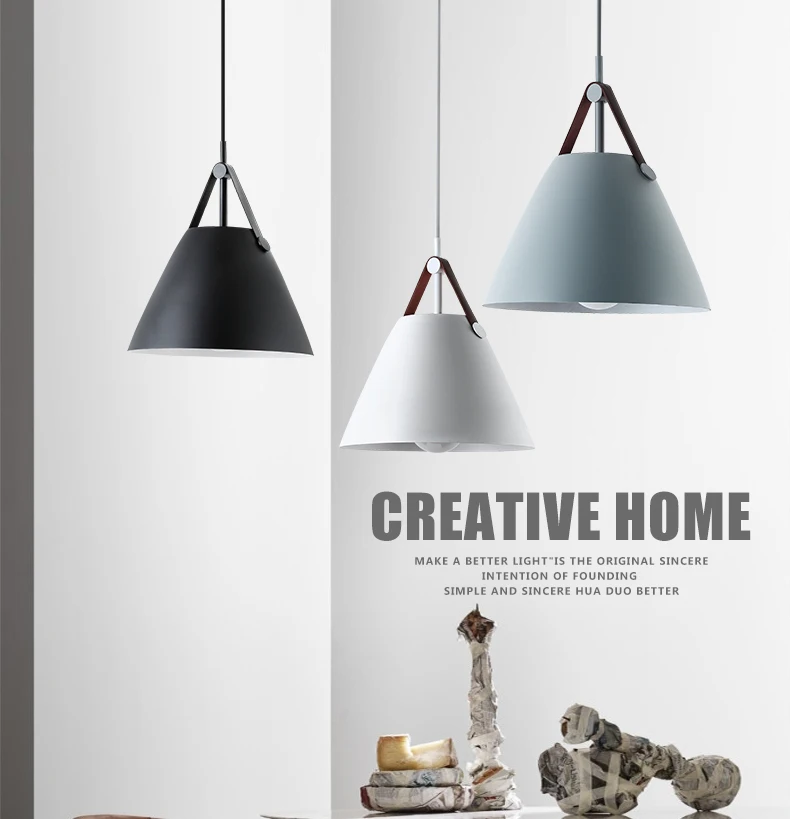 Iluminação do Pendente Sala de Jantar Moderna para o para o Quarto Sala de Estar Luz de Suspensão Restaurante Cozinha Lâmpada Pingente Levou Luz Nordic Light Quarto 2 Cheap minimalist chandelier