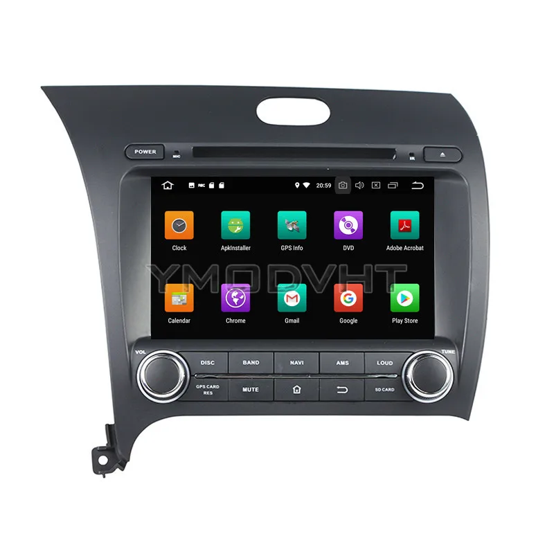 Flash Deal YMODVHT 8inch Android 8.0 Octa Core PX5 4GB RAM 32GB ROM Car DVD Player Radio Stereo GPS for Kia Cerato/K3/Forte 2013 2