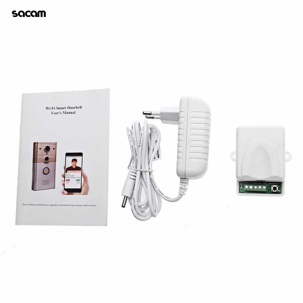 HD 720P Wireless IP Door Camera Eye Ring Doorbell WiFi Video Intercom System for Home PIR Motion Alarm to Smart Phone