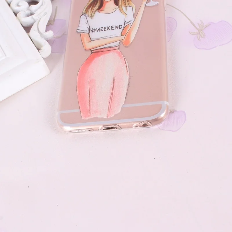 Transparent Soft Silicone Cover Coque Capa 16