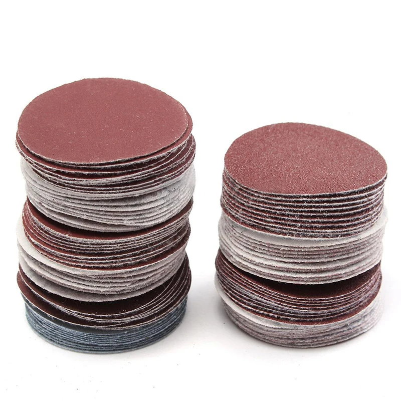 

100pcs Abrasive Tools Sander Disc 50mm 2" Round Sanding Pad Sheets Sandpaper Polishing Tools Dropshipping