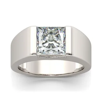 

choucong Fashion Jewelry Solitaire Men ring 3ct 5A Zircon Cz 925 Sterling silver Emgagement Wedding Band Ring for men