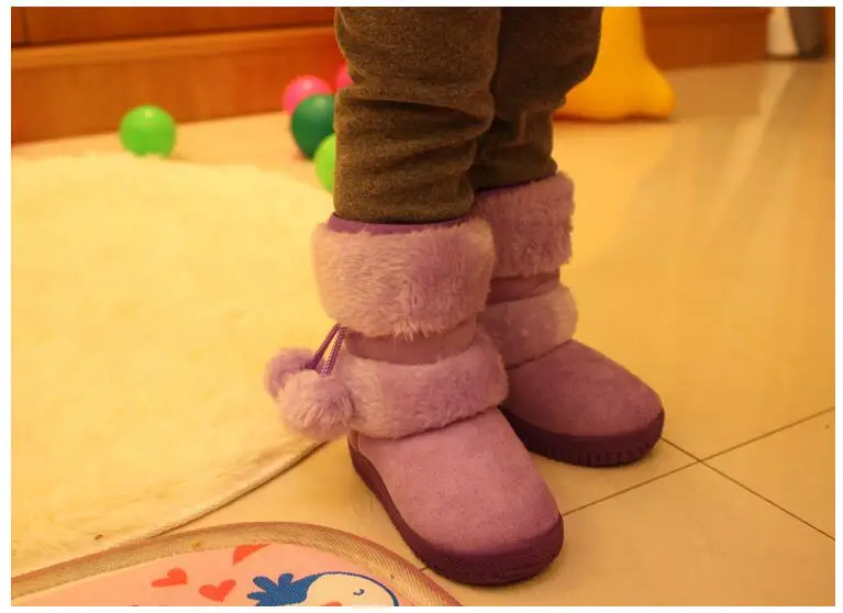 Зимние детские ботинки; Новинка года; модные зимние ботинки для мальчиков и девочек; толстая теплая обувь из хлопка; ультралегкие Детские ботильоны; 5 цветов