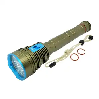 

Powerful 20000 Lumens LED Flashlight Lantern Tactical Military Led Dive Torch XM-L2 U2 Diving Light 18650 Underwater Video Lamp