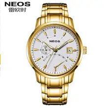 NEOS Brand Genuine Watch Men’s Stainless Steel Straps Simple Business Fashion Waterproof Quartz Fashion Men’s Watch