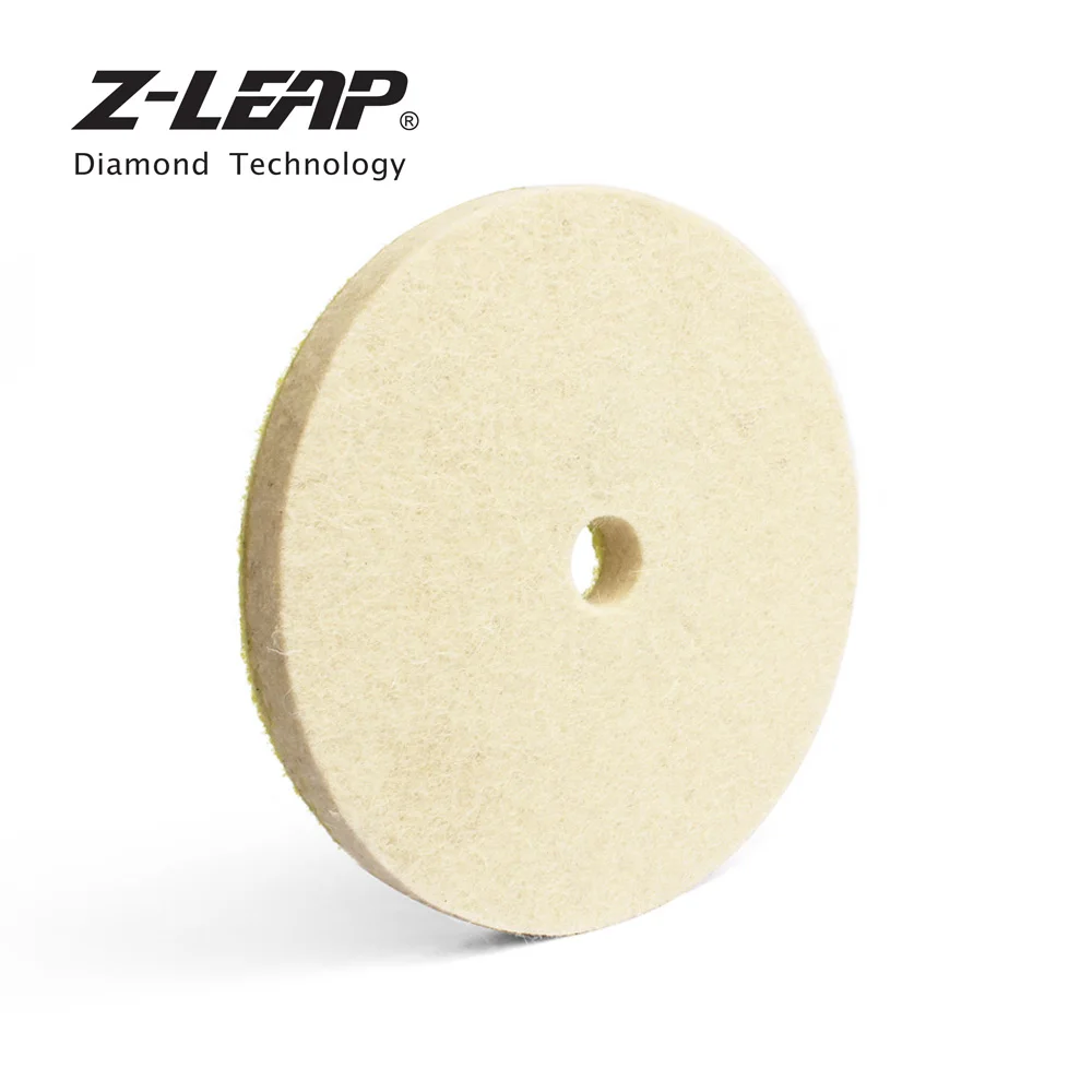 Z-LEAP BUFF Pad набор 5 дюймов шерстяной коврик с пластиковой губкой капота Подложка для углового шлифовального станка полировщик шерсть валяния полировальный коврик