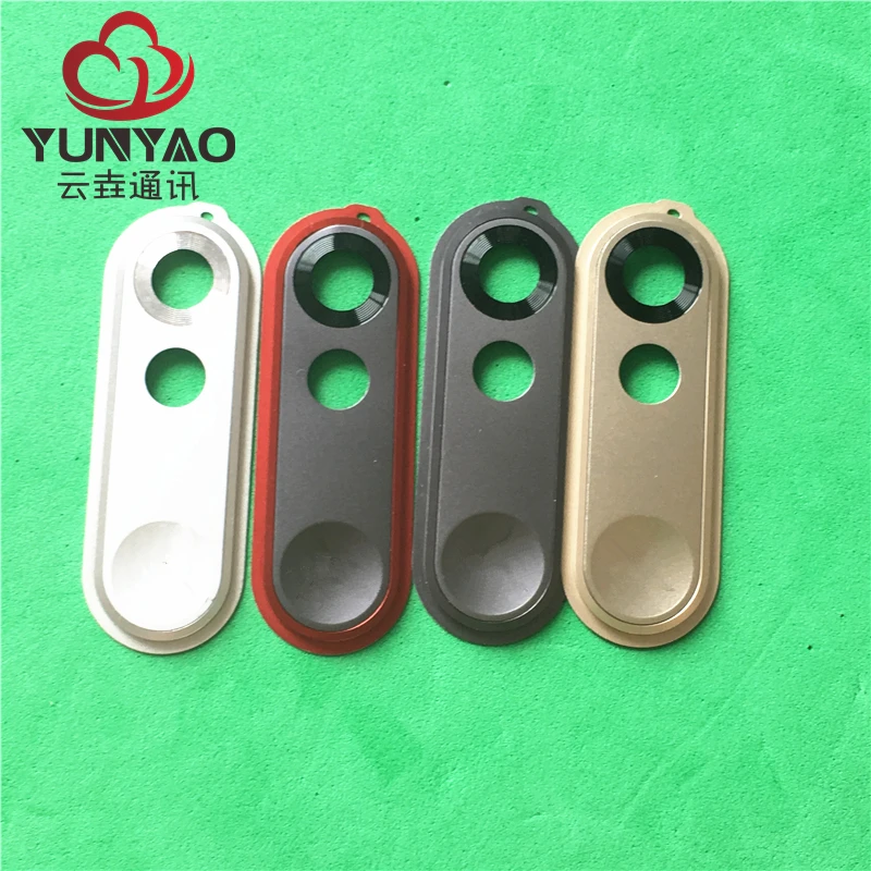 

For Motorola Droid Turbo 2 XT1585 1580 MOTO X Force Metal Frame with Glass Lens Cover Back Camera Replacement Flex Spare Parts