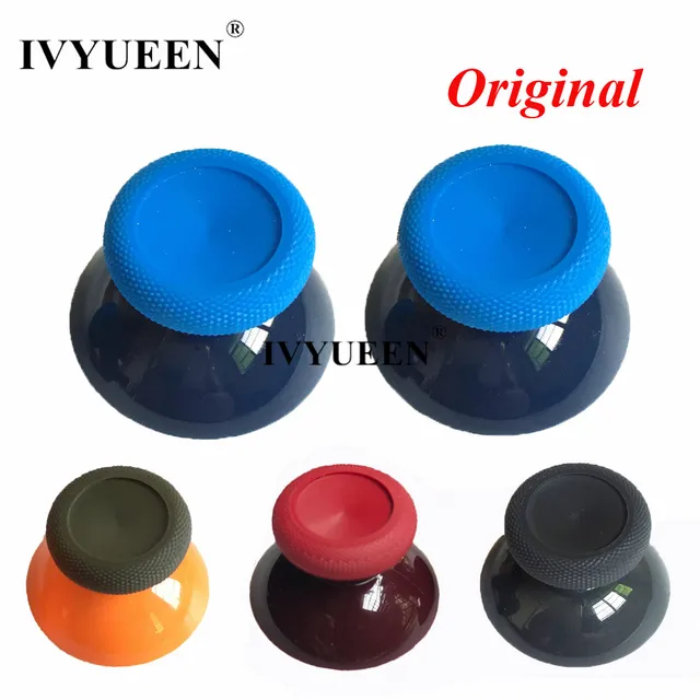 Best Price IVYUEEN 2 PCS for Microsoft XBox One X S Controller Original 3d Analog Thumb Sticks Grip Joystick Cap Blue Red ThumbSticks 