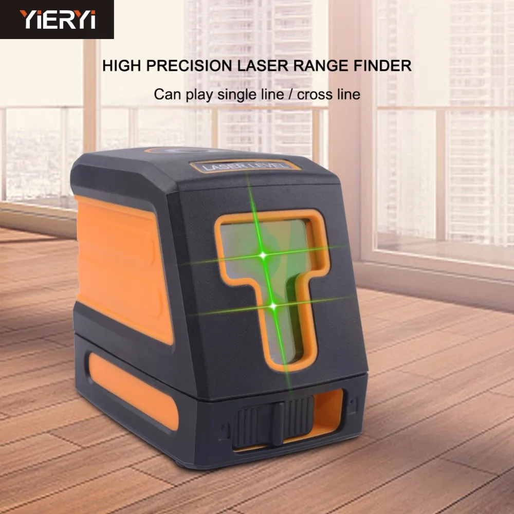 

yieyri Laser Level 2 Green Cross Line 1 Point Horizonatal Vertival 360 Rotary Self- leveling Nivel Laser Diagnostic Tools
