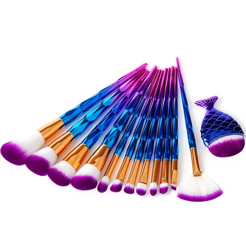 Aliexpress.com : Buy 13Pcs Diamond Shape Makeup Brush Set