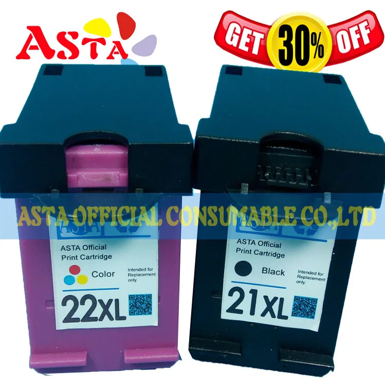 XL 21 Ink ,High Yield 22 Ink Compatible for HP 21 22 Ink ASTA006-in Ink Cartridges from Computer