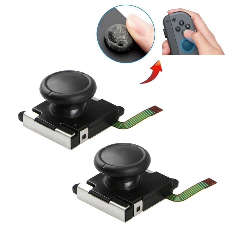 2 Pack 3D Аналоговый джойстик Joycon аналоговый для переключения джойстика замена Joy Con