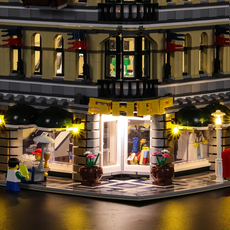Светодиодная лампа для Lego 10211 строительных блоков большой магазин совместимая с