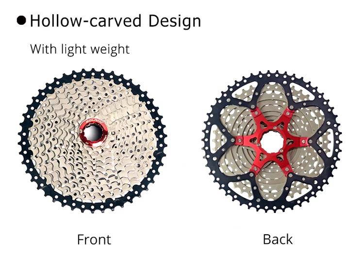 BOLANY 11-46T кассета 11S Скорость MTB велосипед свободного хода маховик велосипедная Шестерня Cassete 11S велоцепные звездочки