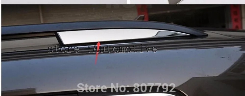 

Car styling roof rack trim cover auto accessories for Volkswagen vw tiguan 2010 2011 2012 2013 2014 2015 stainless steel 4pcs