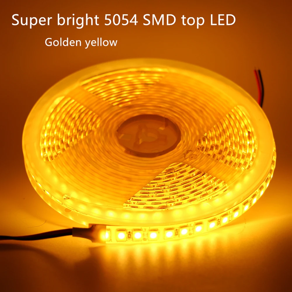 SMD 5054 Светодиодная лента 5 м 600 светодиодов/5 гибкая света DC12V более яркая для