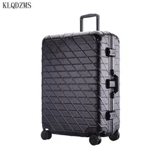KLQDZMS модные сумки на колёсиках apinner 20/24/26/29 дюймов мужские деловые Алюминиевая Рама чемодан на колесах для переноски на дорожные сумки на колесах