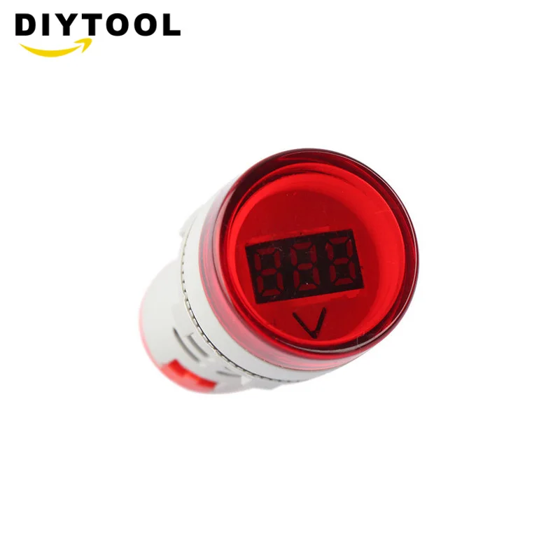 

22mm LED Digital Voltmeter Display Gauge Volt Voltage Meter Indicator Signal Lamp Voltmeter Lights Tester