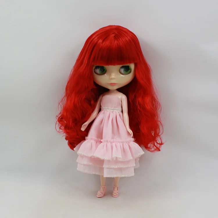 

Blyth Nude Doll For Series No.230BL1248 rose-bengal Hair Transparent Suitable For DIY Change Toy For Girls