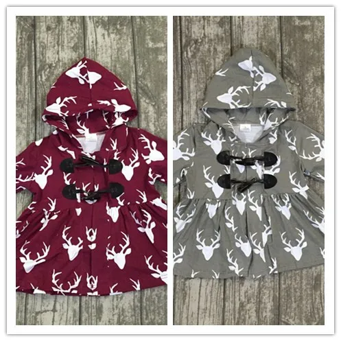 

baby girls Fall boutique clothing children girls Jackies girls gery jackies marron Jackies 2 colors in stock girls boutique tops