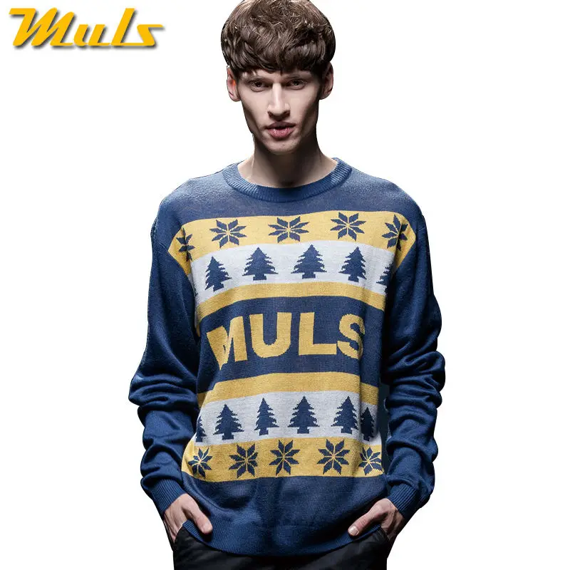 The Famous Sweater Brand MULS Long Sleeve Pullovers Men O neck Sweaters