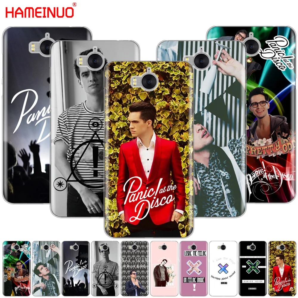 HAMEINUO brendon urie Паника На Диско сотовый телефон чехол для huawei honor 3C 4X 4C 5C 5X 6 7 Y3 Y6 Y5 2 II Y560