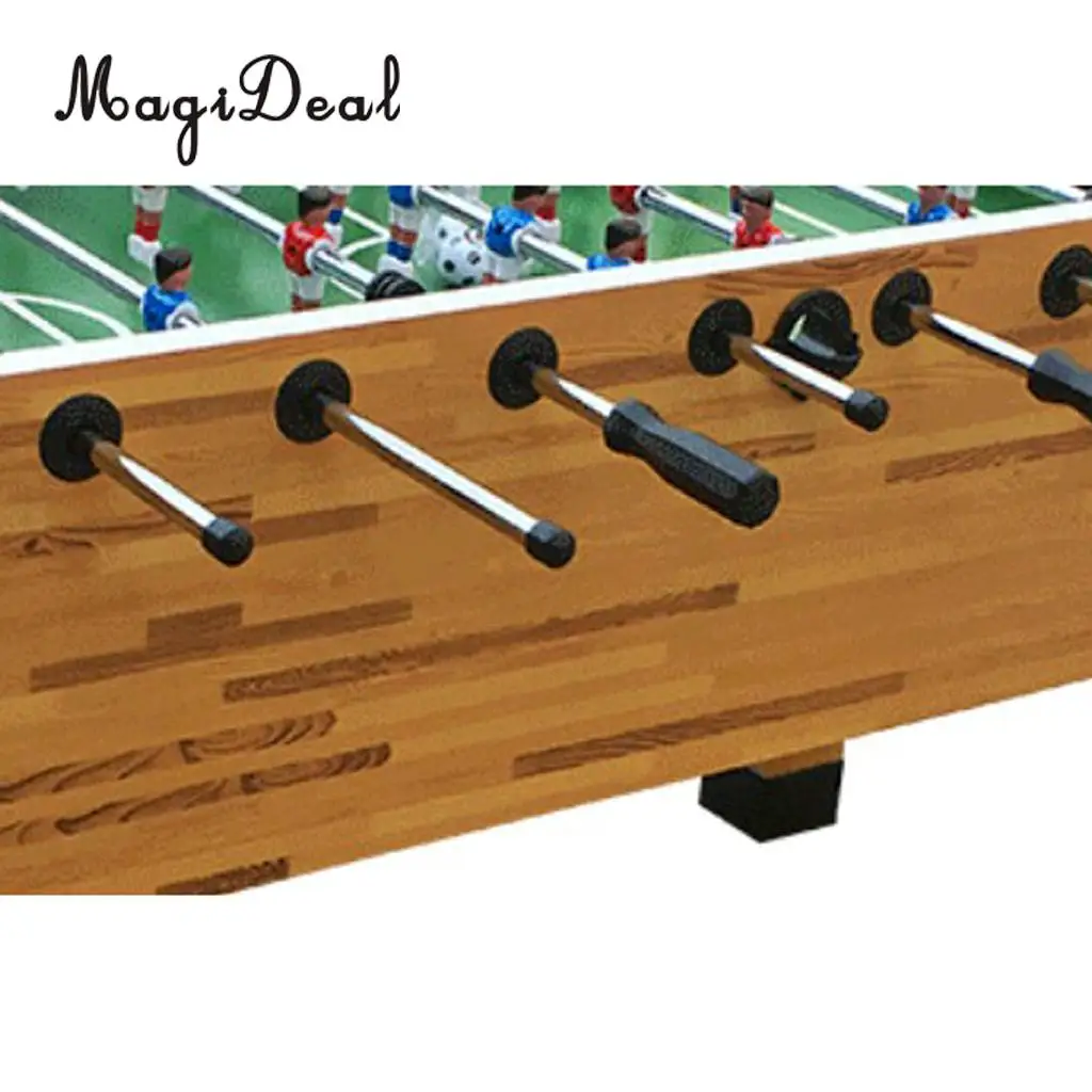 MagiDeal 16 Pieces - Table Football Rod Cover End Caps - Soccer Foosball Machine Rubber Caps  Accessories