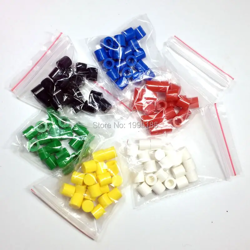

120Pcs/Lot 6X6 Key Caps A56 Switch Cap (For 6 * 6 Buttons) Multicolor Diameter Of About 3.2MM Height Of About 6M Free shipping