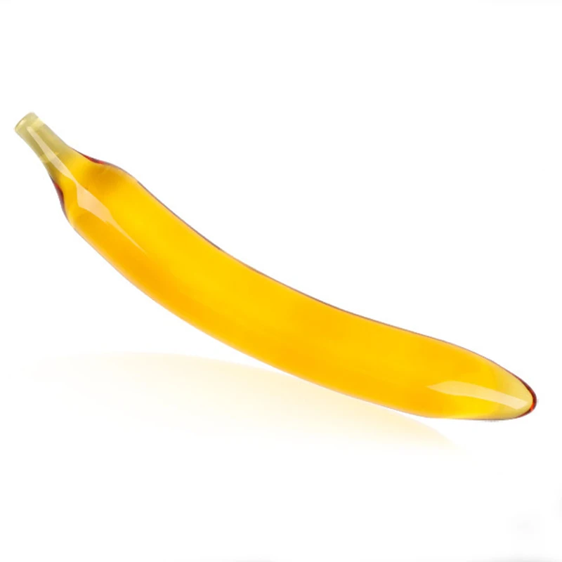 Glass crystal Bananas Dildo Anal Plug big, Erotic Toys Butt ...