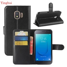 Для samsung Galaxy J2 Core Чехол кожаный флип-чехол для телефона для samsung Galaxy S10 S10E S8 S9 A3 A5 A7 A8 A80 A90