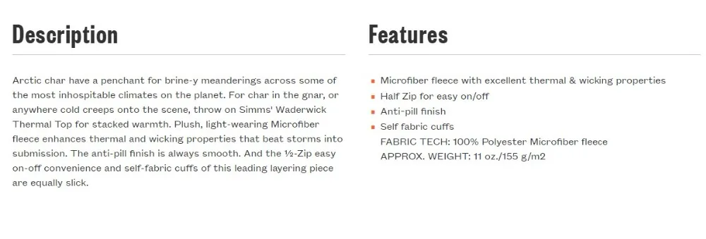 Description and Features