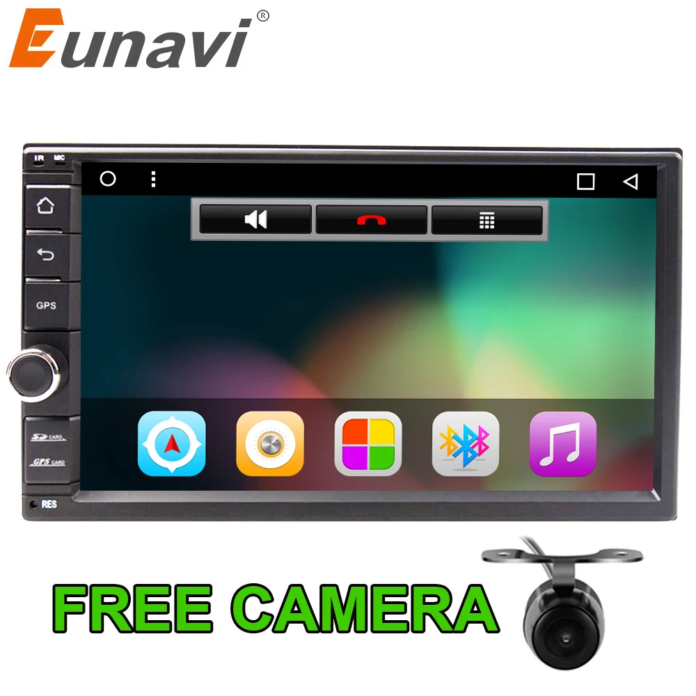 Eunavi Quad core 7 Universal multimedia 2 din Android 6 0 font b Car b font