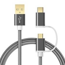 Высокое качество Micro и type-C 2 в 1 порт кабель адаптер USB Интерфейс адаптер для oneplus 6 6T xiaomi mi8 mi9 для moto Z3 Play